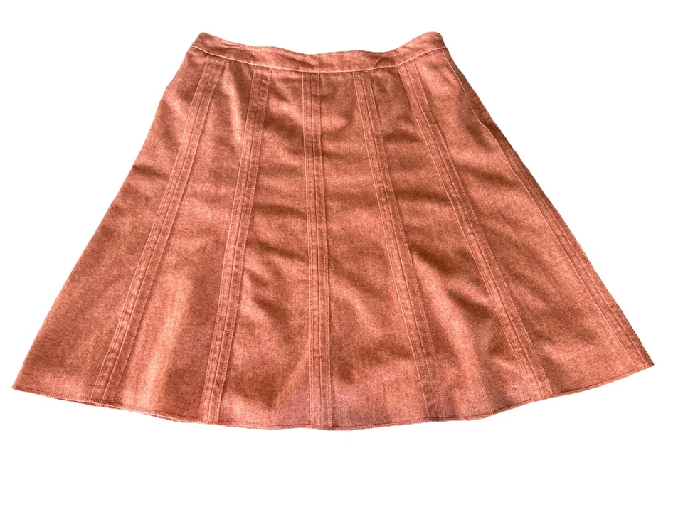 Nueva falda de lana rosa con forro Merona Barbiniecore Academia con etiqueta talla 10 Foto 2 de 4