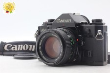 MINT Canon A-1 Black SLR 35mm Film Camera New FD NFD 50mm F1.4 Lens From JAPAN