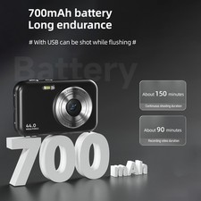 Portable Digital Camera 1080P Video Camera 44MP 16X Digital Zoom Auto BT0