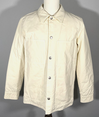 A.P.C. Alessandro Men's Size S Natural Cotton Jacket NWT