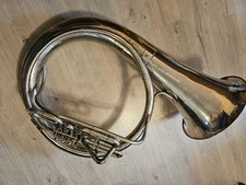 Helicon Eb Tuba ottone pipa strumento a fiato corno URSS sovietico vintage raro