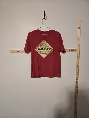 Tabasco McIlhenny Co T Shirt Mens Medium Red Graphic Logo Food Brand Tee