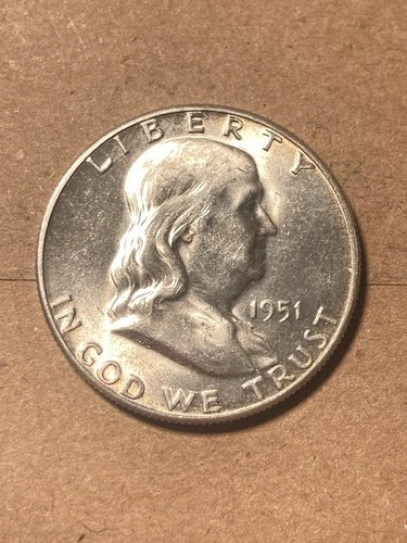 1951 Franklin Half Dollar - BU - As Shown! (#1822)