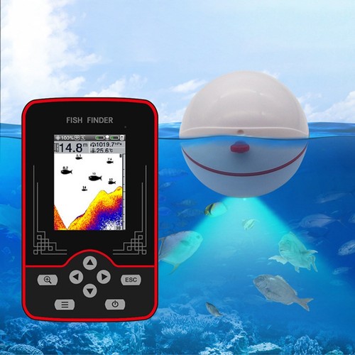 Fish Finder with Wireless Functionality and 60m Depth Display for Anglers - Picture 15 of 24