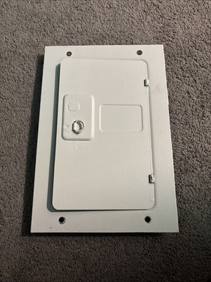 Zinsco Panel Cover 12 X 15 With Door Vintage Latch Plate Dead Front