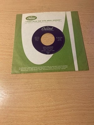 7'' LES PAUL and MARY FORD * Vaya Con Dios / Johnny