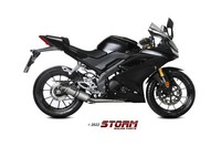 Storm GP Auspuff Komplettanlage Passend FüR Yamaha YZF-R125 2019-2024