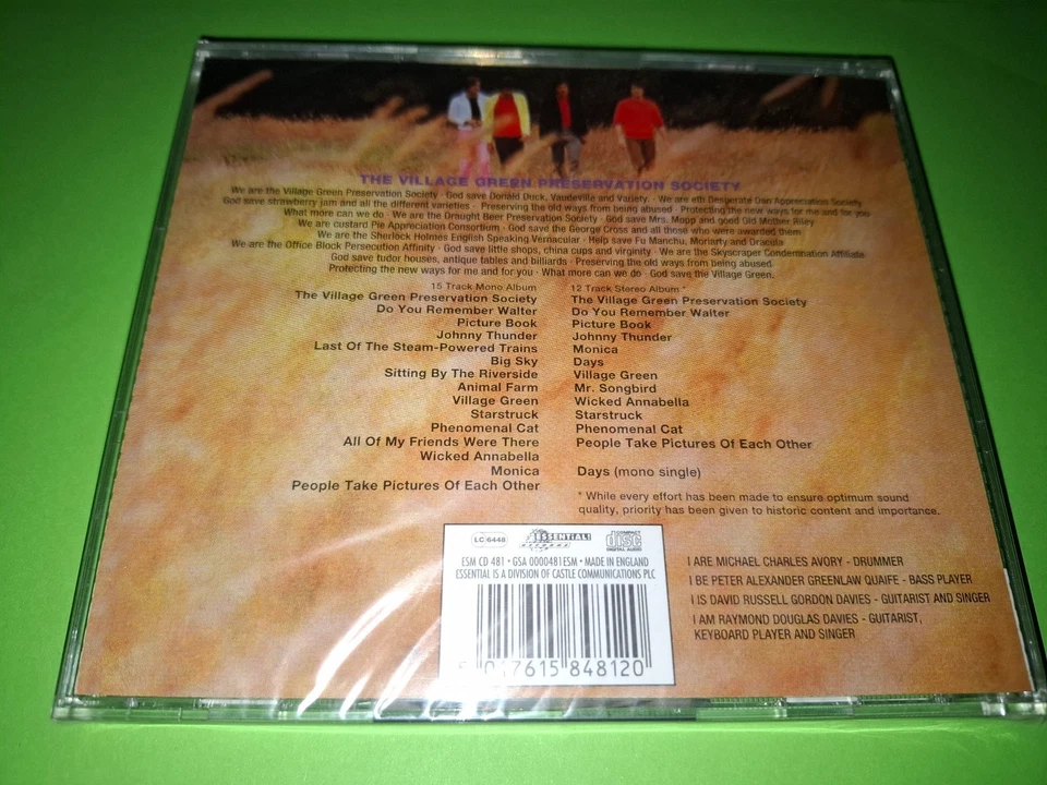 Neu & OVP - CD The Kinks - The Kinks Are The Village Green Preservation Society - Bild 2 von 2