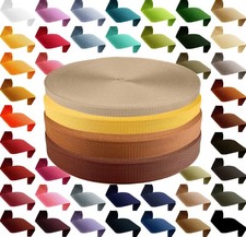 1m PP Gurtband Polypropylen 20mm breit, 1,3mm stark, Farbwahl 40 Farben