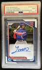 2024 Bowman Yoeilin Cespedes Chrome Auto 1st Prospect #CPA-YCE Red Sox PSA 9