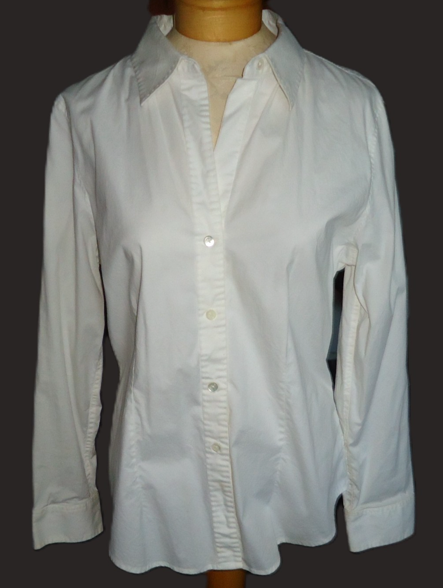 The Limited Women's XL Tailored Classy White Shirt V-neck w/collar Long Sleeve | eBay The Limited Women's XL Tailored Classy White Shirt V-neck w/collar Long Sleeve | eBay