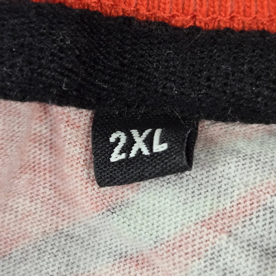 Superdry Men Shirt 2XL Red Floral Hawaiian Shirt Logo Graphic Print Short - Image 4 of 4