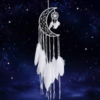 TraumfäNger Handgemacht Weiß Makramee Boho Wandbehang Dekoration Geschenk