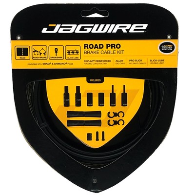 Jagwire - Bremszugset Road Pro Brake - Stealth Schwarz