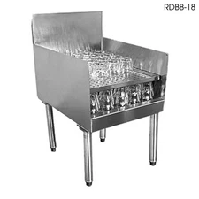 Glastender RDBB12 24" Underbar 12" Recessed Drainboard