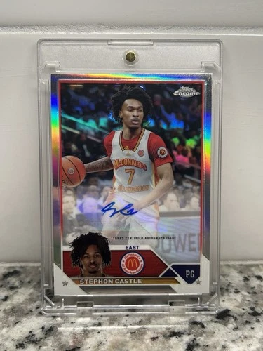 2023 Topps Chrome McDonald's All American Autographs Stephon Castle (RC)