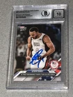 2024 Topps Now Olympic Games Stephen Curry Signed #22 USA Card BAS (BGS 10 AUTO)