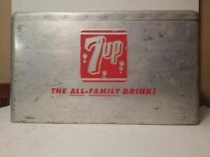 7up vintage cooler