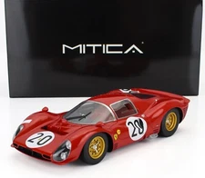 Mitica FERRARI 330 P3 4.0L V12 COUPE 24h LE MANS 1966 SCARFIOTTI/PARKES 1/18 NEW