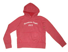 American Eagle Red Hooded Sweatshirt Size M