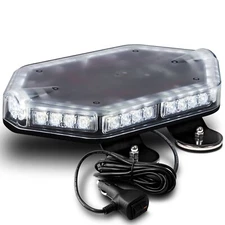 NanoFlare NFMB40 12" 40W White LED Strobe Mini Light Bar for Tow Truck Vehicle