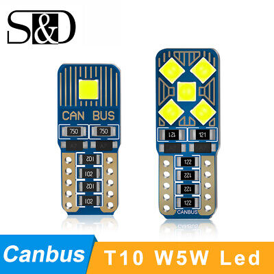 Canbus BA9S T10 3SMD 3030 LED Bulb Car Interior Turn Signal Corner Light T4W H6W 