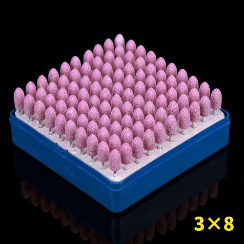 100pcs Rotary Mounted Abrasive Grinding Stone Point Wheel Bits Set For Dremel - Picture 15 of 16