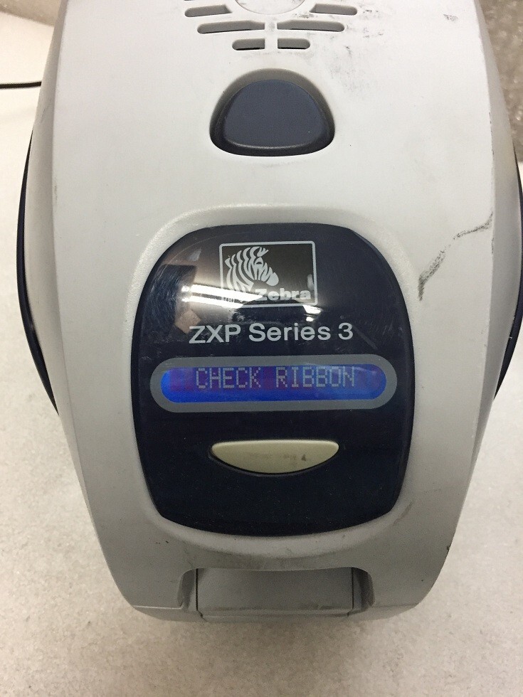 店舗用品 「1FE124」ジャンク ZEBRA ゼブラ ZXP Series 3 カード