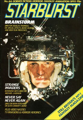 STARBURST Nr.66 Febr1984 Vol5 No5 BRAINSTORM STRANGE INVADERS  NEVER SAY NEVER A