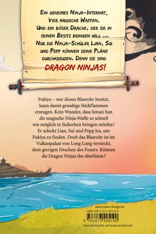 Thumbnail - Dragon Ninjas, Band 2: Der Drache Des Feuers | Michael Petrowitz |