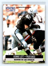 1991 Pro Set Spanish Fresh Pull #546 Ronnie Lott Fresh Pull