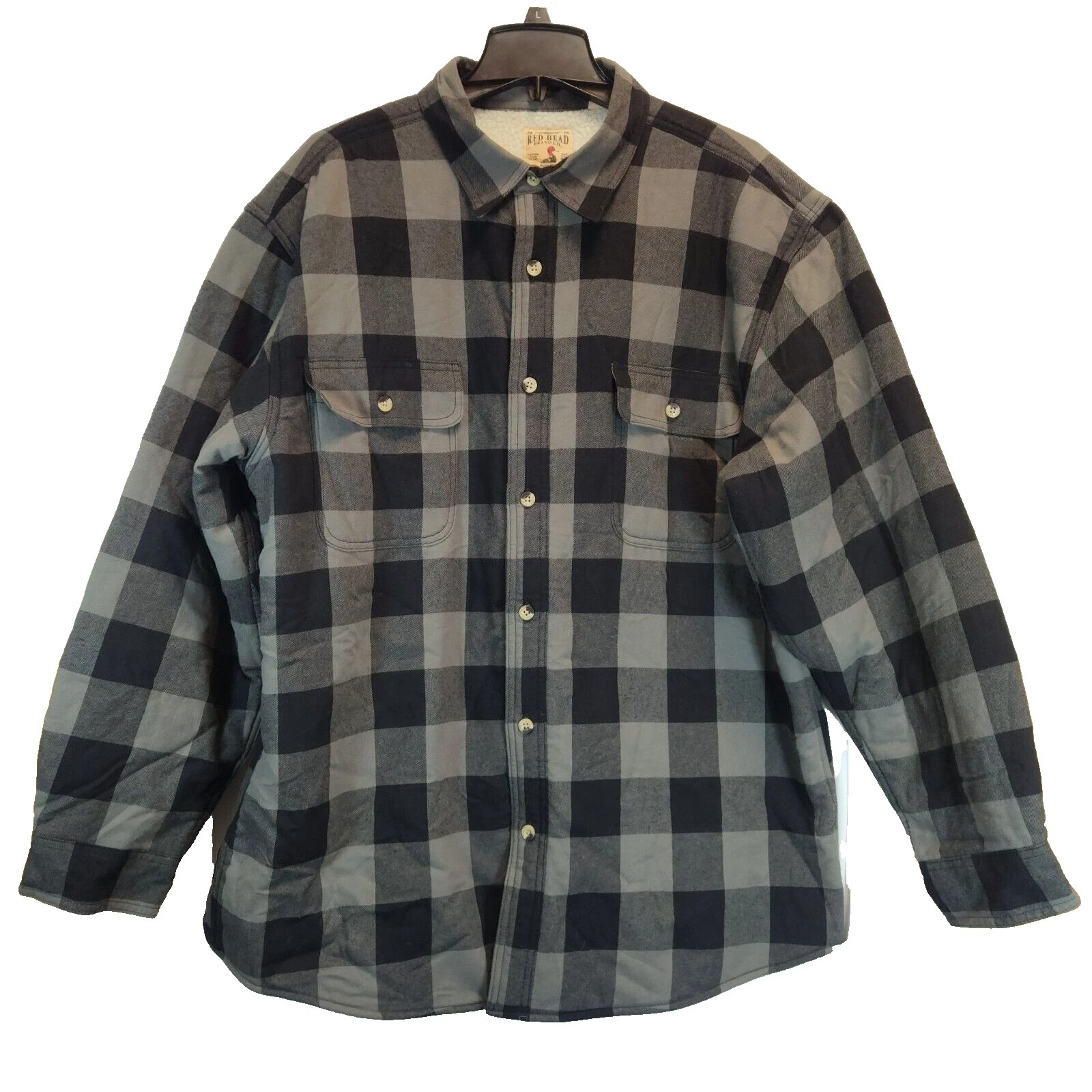 Redhead Men Flannel Shirt Jacket Size XL Plaid Sherpa Green Black Outdoor Cowboy
Opens in a new wind