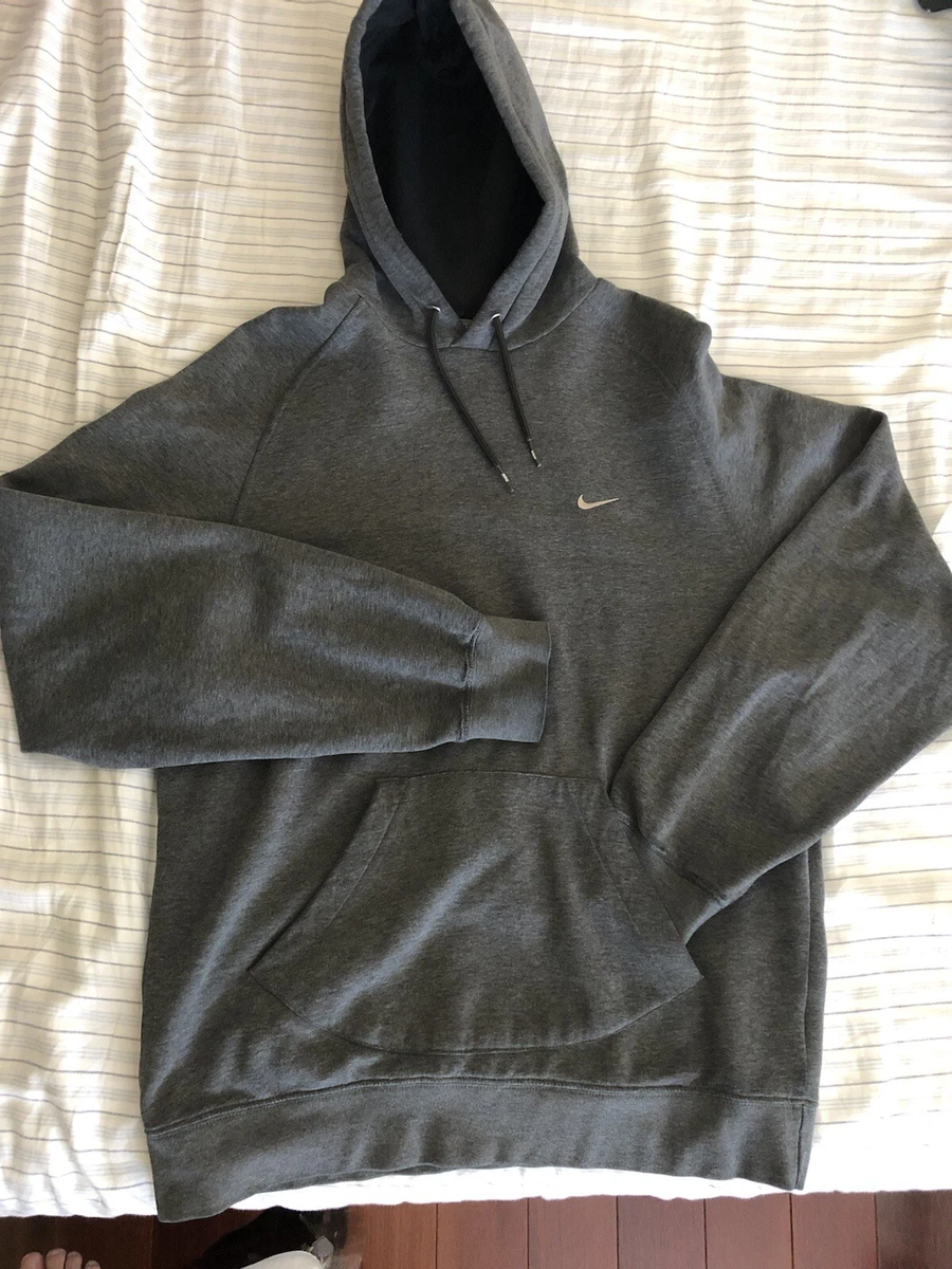 Vintage Nike Hoodie 90s Charcoal Grey