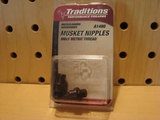 Traditions Pack of 2 Musket Nipples M6x1 Metric Thread A1400 NEW
