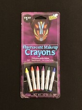 Fun World Halloween Costume Neon Makeup Crayon Kit NIP