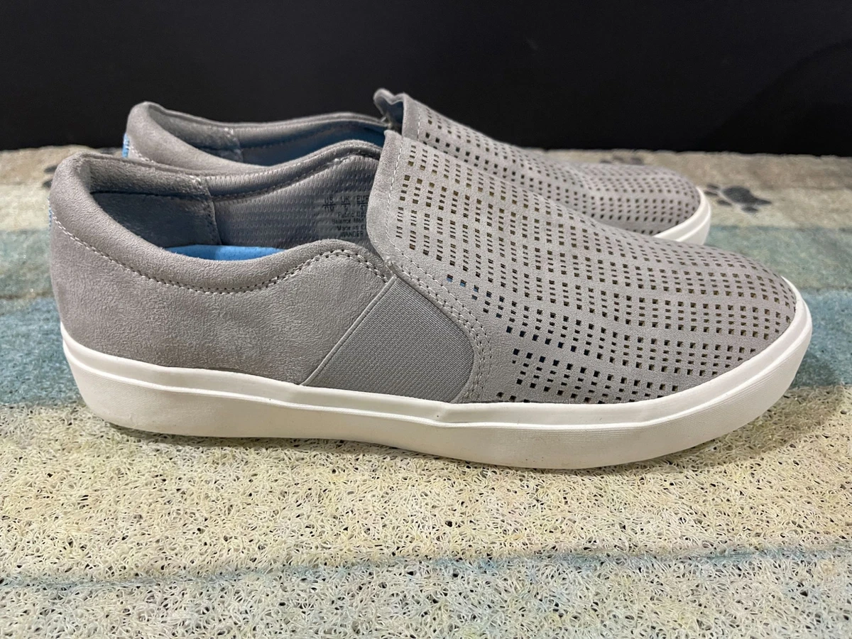 Women s Dr.Scholl s Madison Slip On Sneaker Grey Shoes Size 11 eBay