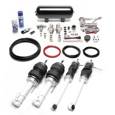 TECHNIX VIAIR LUFT FAHRWERK FÜR SEAT TOLEDO 1 VW GOLF 3 + CABRIO 11,5L SCHWARZ