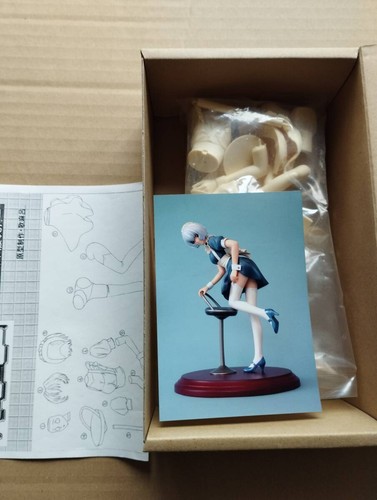 GAIMAX Neon Genesis Evangelion Rei Ayanami Maid Ver. Garage kit Figure - Picture 3 of 3
