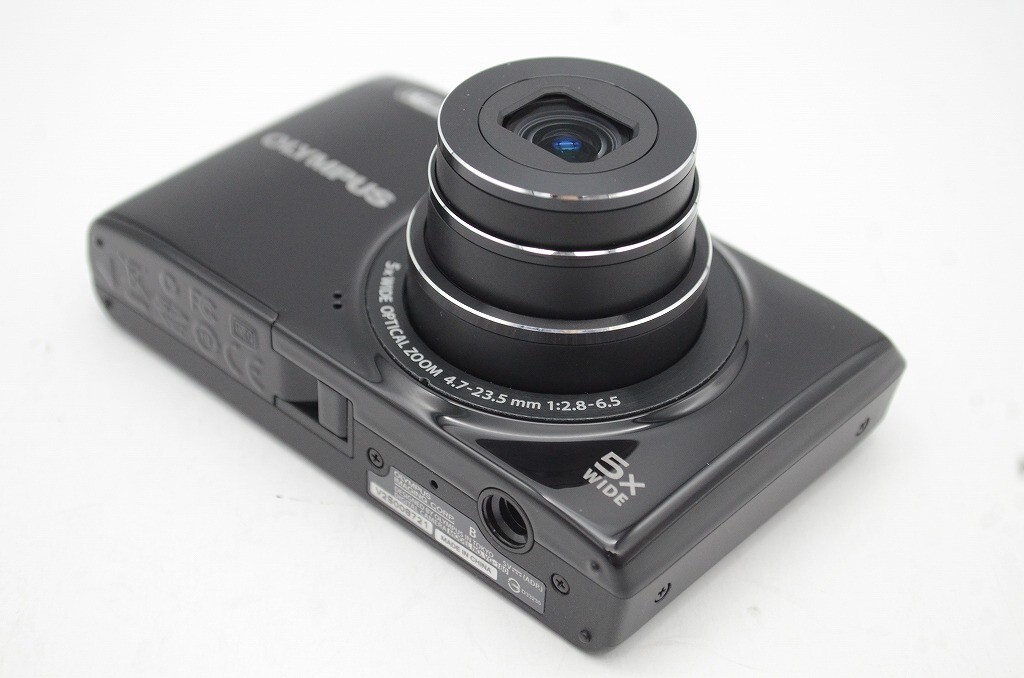 【動作確認済】OLYMPUS VG180デジタルカメラ STYLUS ブラック Olympus Stylus VG-180 16.0MP Digital Camera - Black for sale