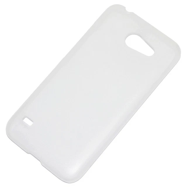 HUAWEI CUSTODIA ORIGINALE HARD SLIM CASE BACK REAR COVER ASCEND Y550 WHITE NEW - Immagine 2 di 4