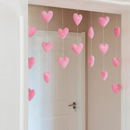 Gift Love Hearts Pendant Door Hanging Curtain Door Curtain Ornaments Home Decor - Picture 14 of 21