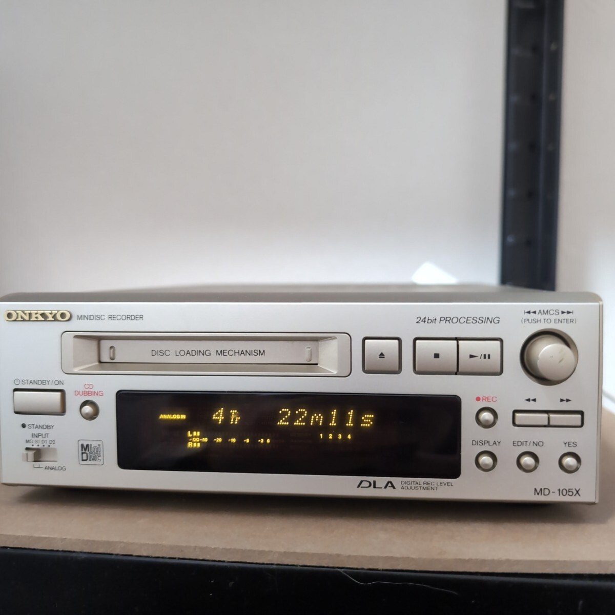 ONKYO MD-105X MiniDisc Deck Audio Player Recorder MD Deck