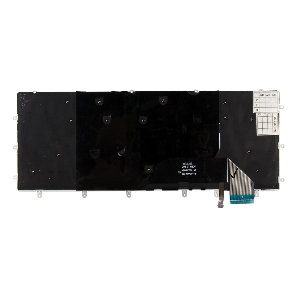 Teclado genuíno dos EUA com iluminação traseira para Dell XPS 15 9550 9560 9570 7590 0GDT9F - Imagem 3 de 4