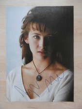 Sophie Marceau Autogramm signed A4 Magazinbild 