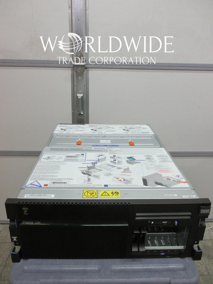 IBM 8202-E4B Power 720, 3.0GHz 6 core i OS/400 V7R1 unlimited user lic, 5 OS - Image 2 of 3