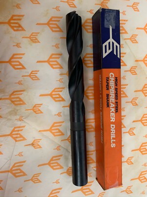 Firth Brown (FB) Tools Chipbreaker Drills High Speed Steel Taper Shank 1-7/64''