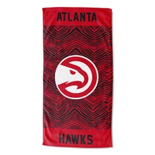 Northwest NBA Atlanta Hawks State Line Beach Towel, 30x60