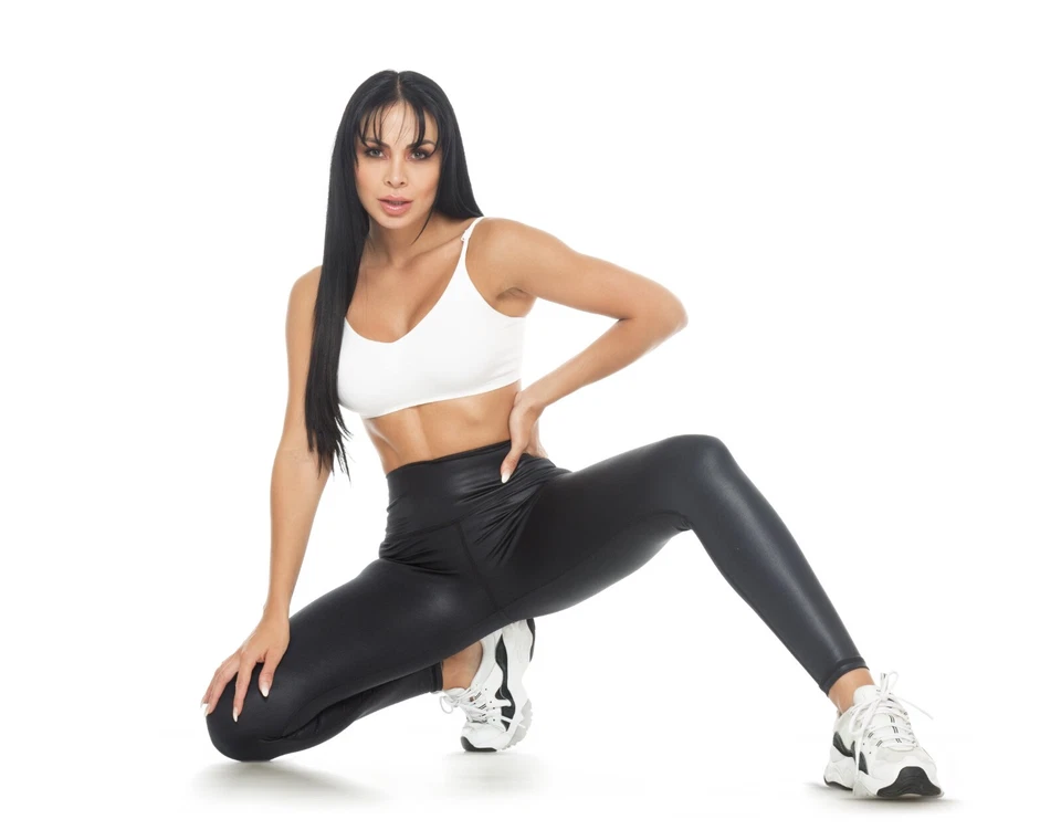 COLOMBIAN BOOTY LIFTING LEGGINGS-MADE IN COLOMBIA-FAUX LEATHER - Image 3 of 3