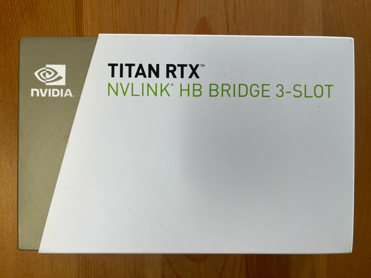 k*k様 TITAN RTX NVLINK HB BRIDGE 3-SLOT S NVIDIA TITAN RTX Nvlink HB SLI Bridge 3-slot Spacing for