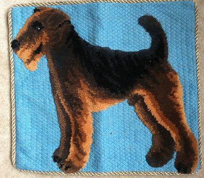 NEW Welsh Airedale Lakeland Fox Terrier Plush Dog Pillow